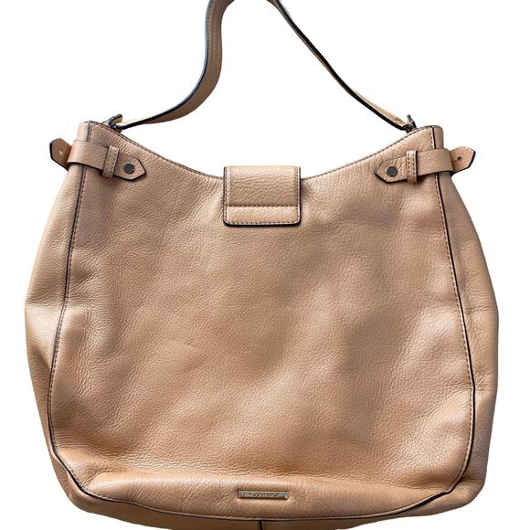Rebecca Minkoff Tan Pebbled Leather Shoulder Bag - Picture 3 of 10
